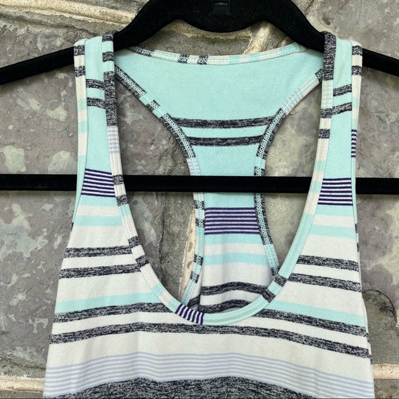 Lululemon striped racer back tank top - Picture 5 of 7
